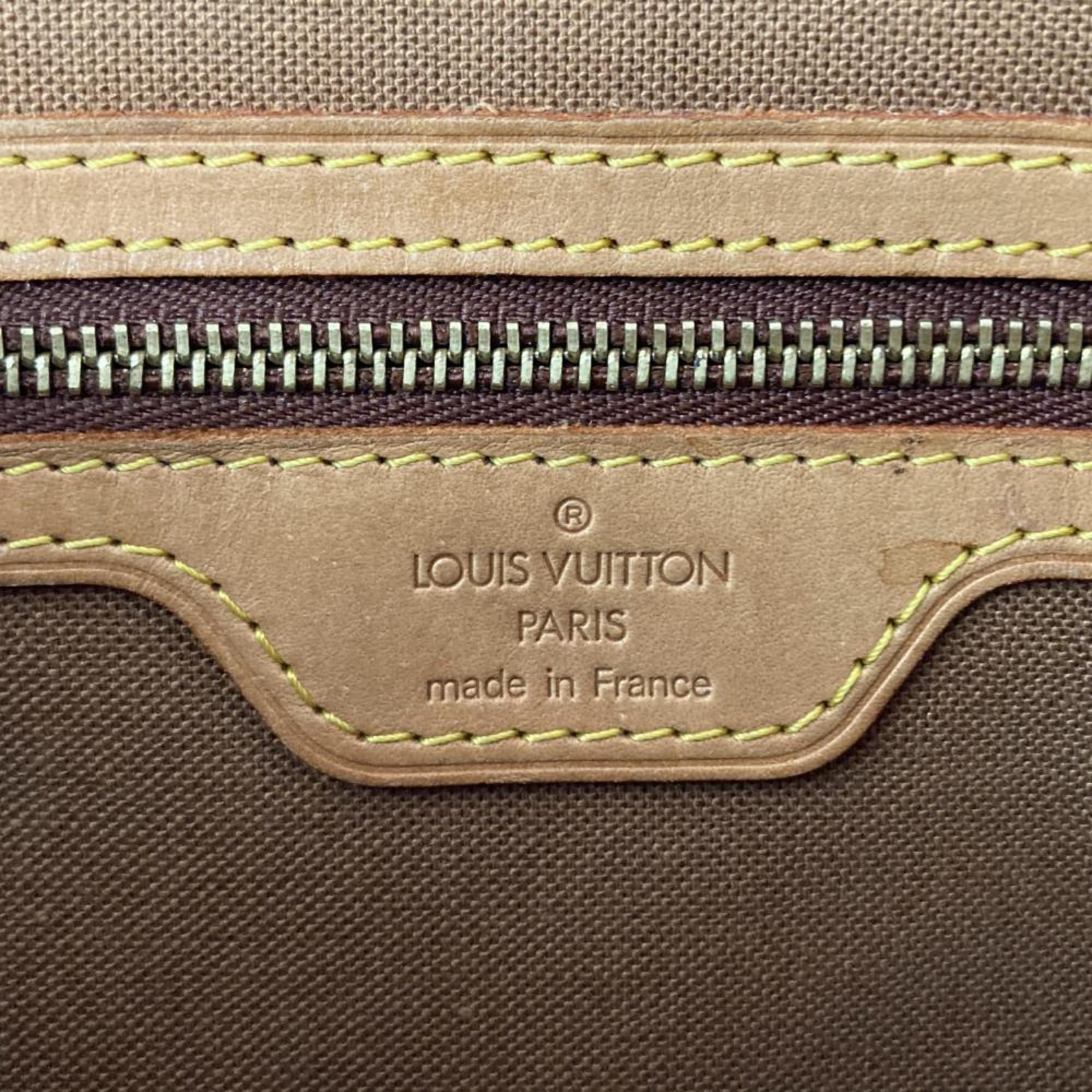 Louis Vuitton Brown Monogram Canvas Tote Bag