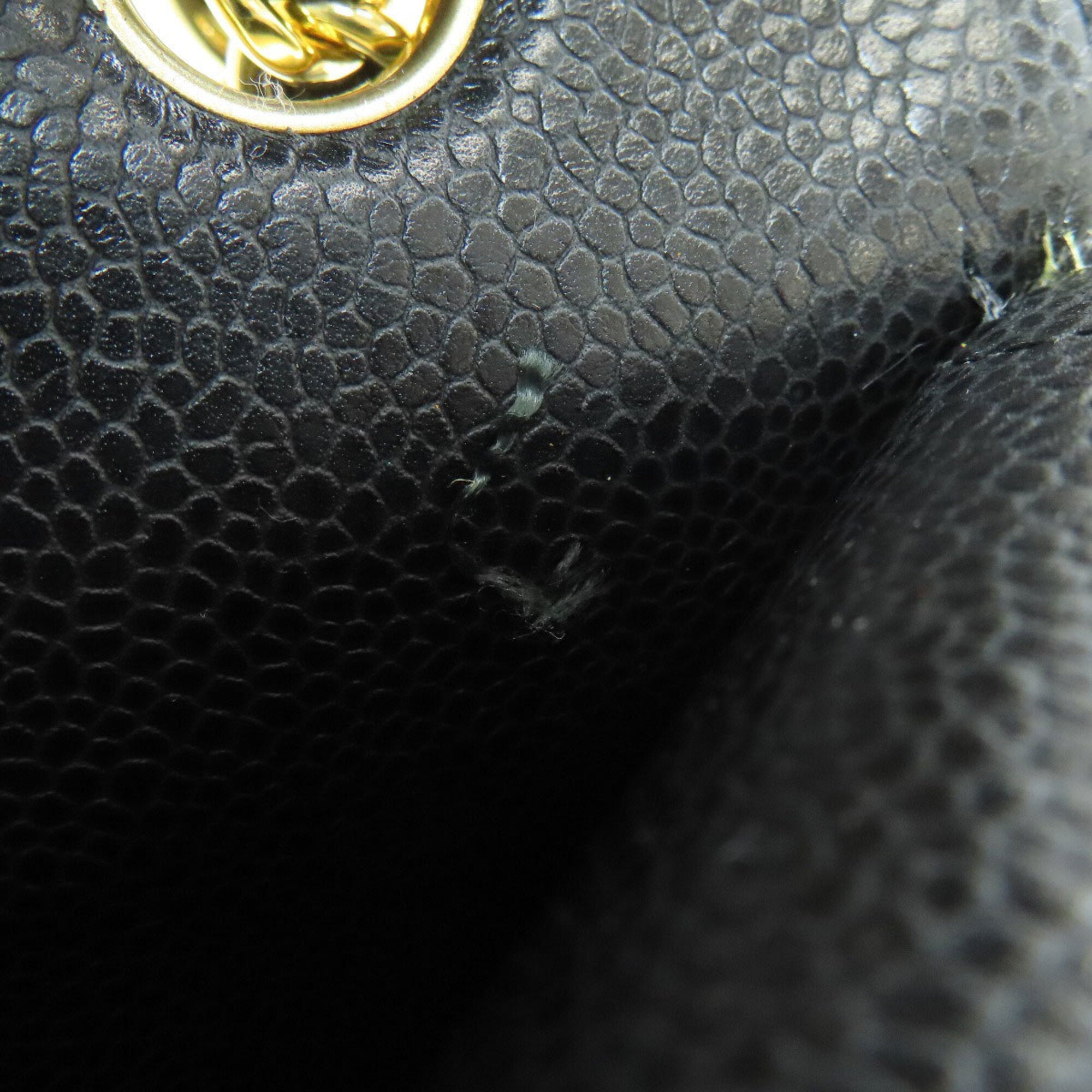 Chanel Black Leather Shoulder Bag