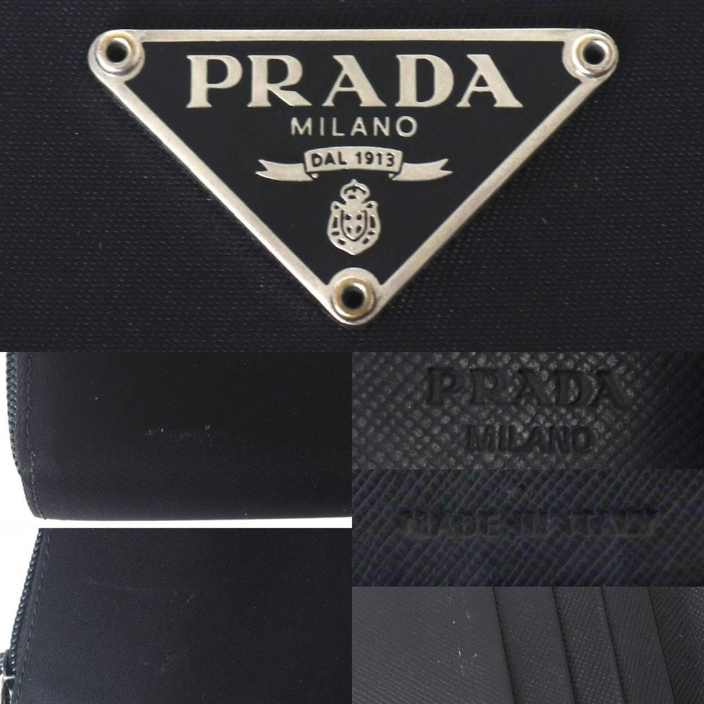 Prada Black Nylon Wallet (Bi-Fold)
