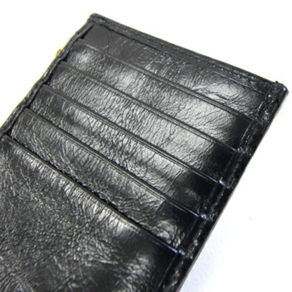 Prada Black Leather Card Wallet