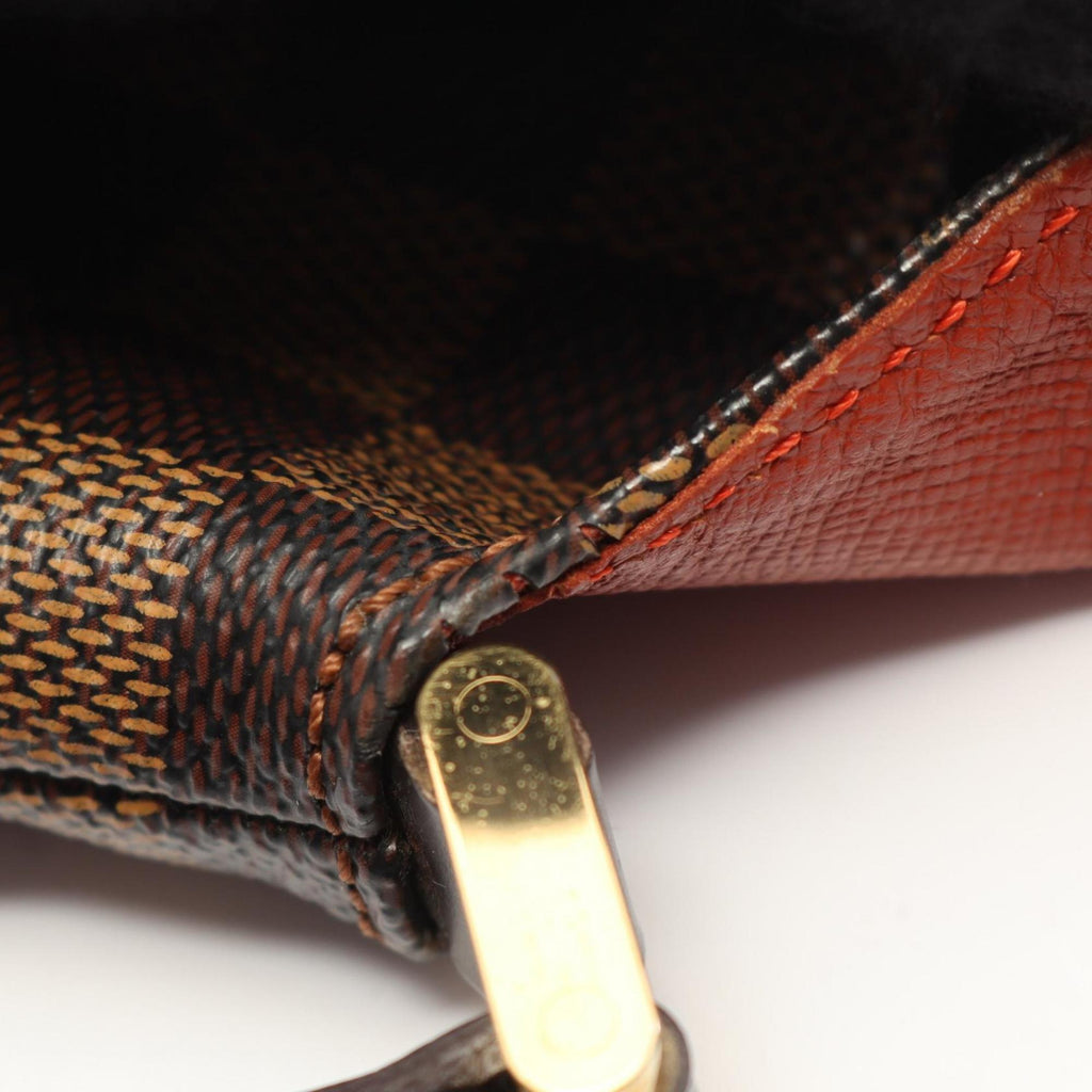 Louis Vuitton Brown Ebene Coated Canvas Leather Shoulder Bag