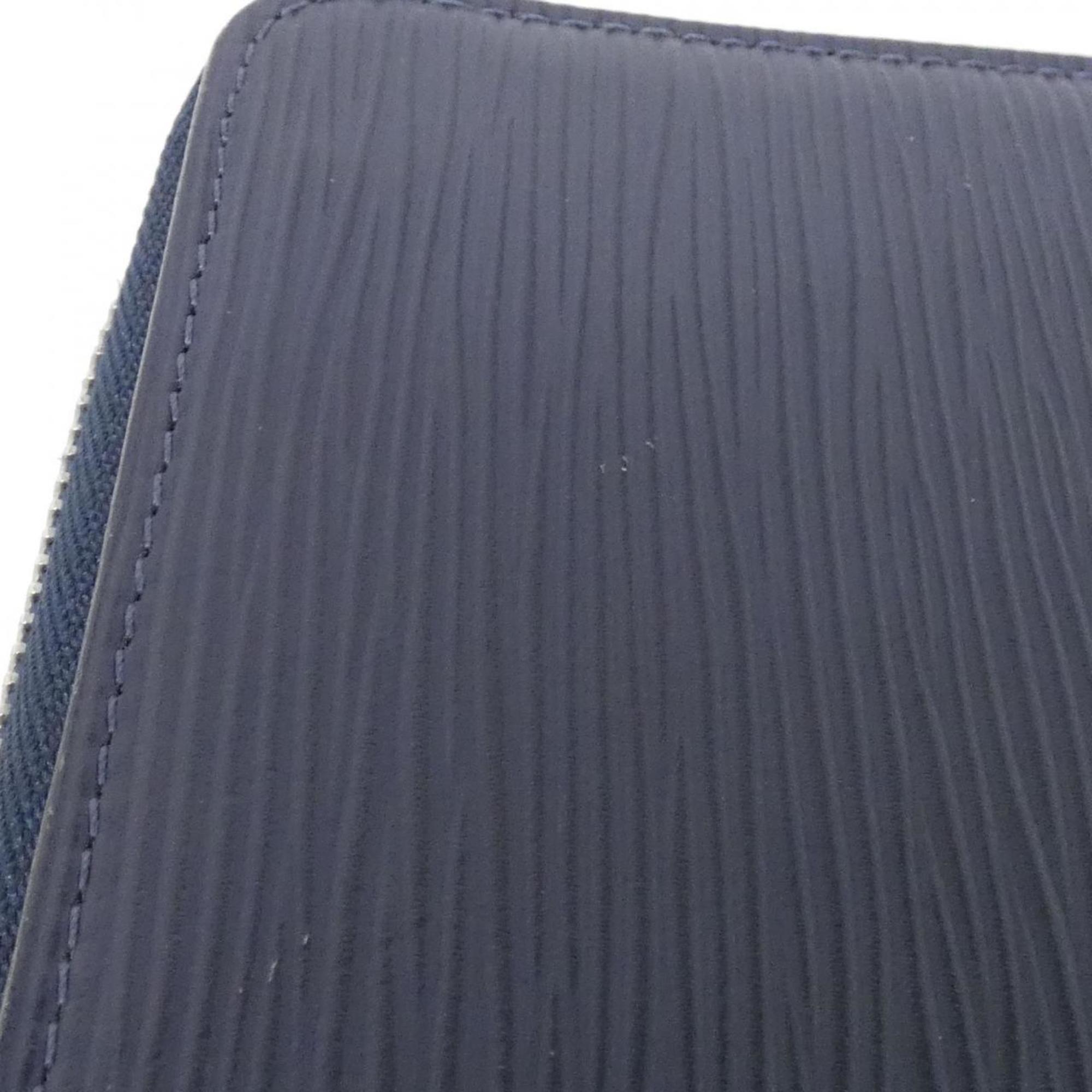 Louis Vuitton Navy Leather Long Wallet