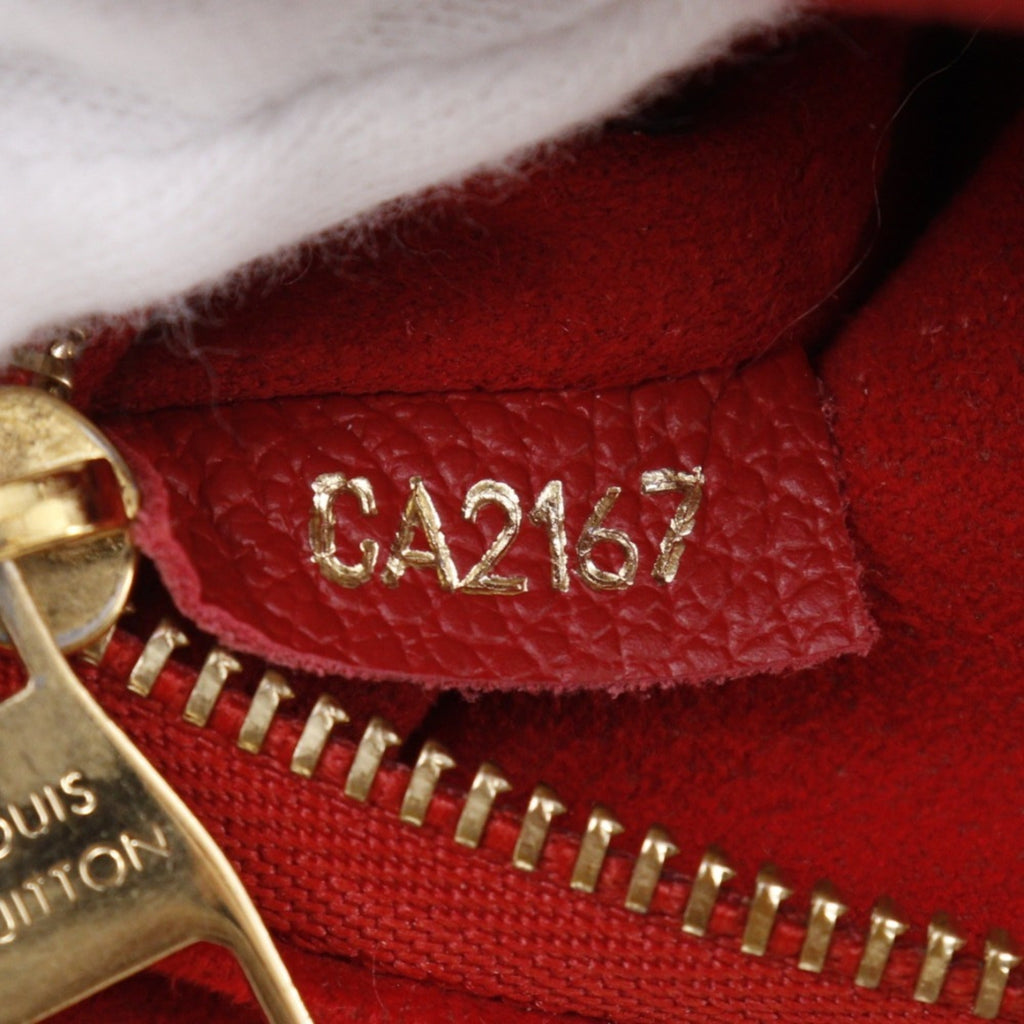 Louis Vuitton Monogram Brown Cerise Red Color Monogram Shoulder Bag