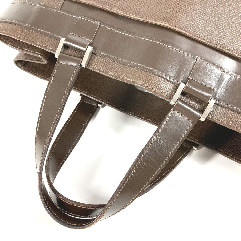 Louis Vuitton Brown Grizzly Taiga Leather Handbag Tote Bag