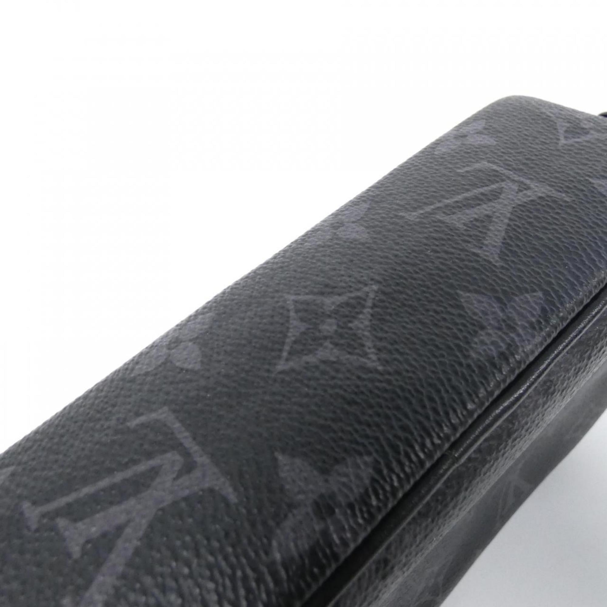 Louis Vuitton Black Coated Canvas Pouch