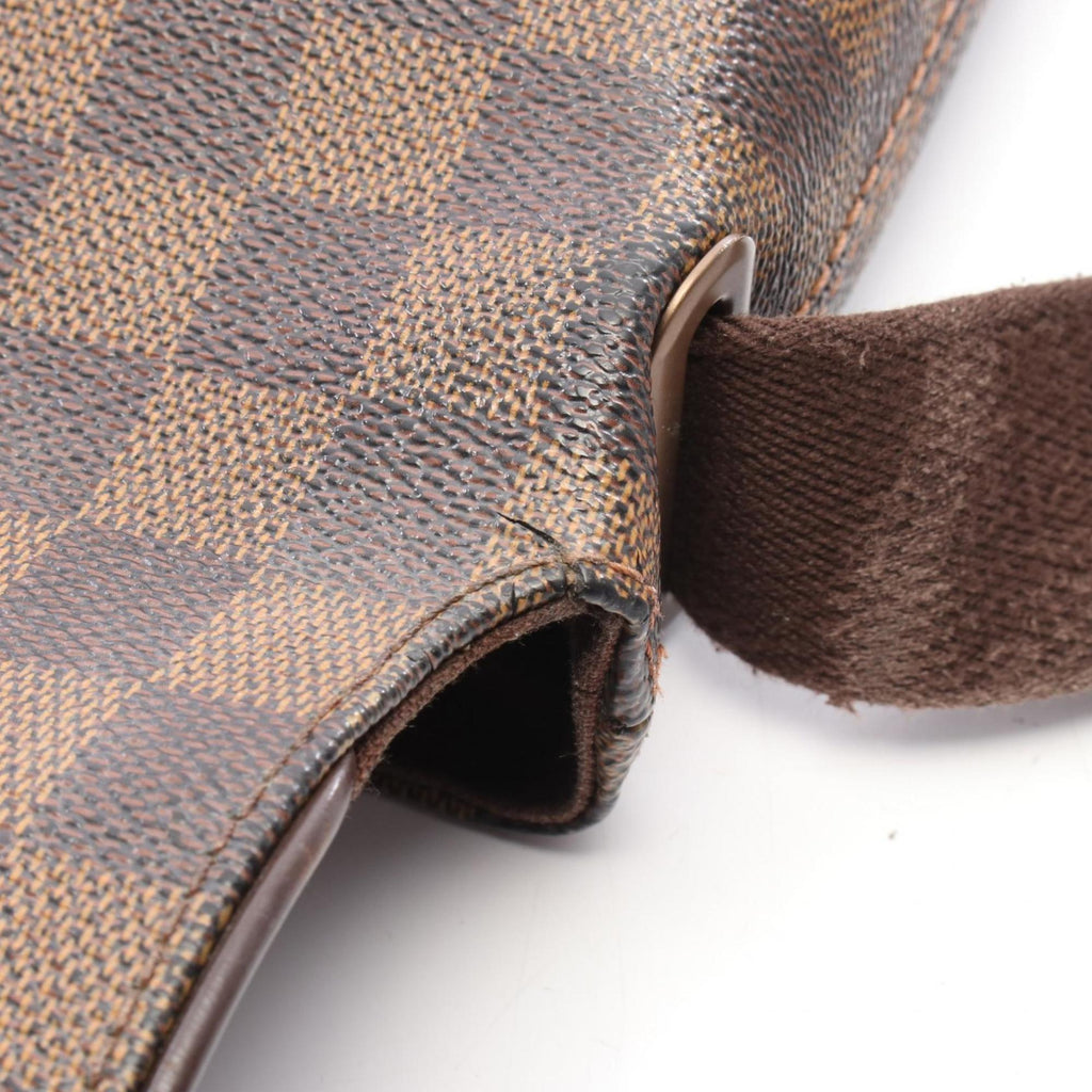 Louis Vuitton Brown Damier Canvas Coated Canvas Leather Handbag Shoulder Bag