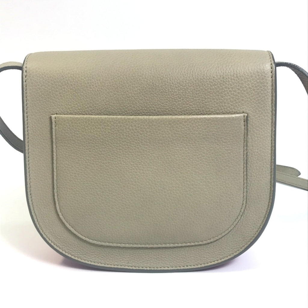 Celine Gray Leather Shoulder Bag