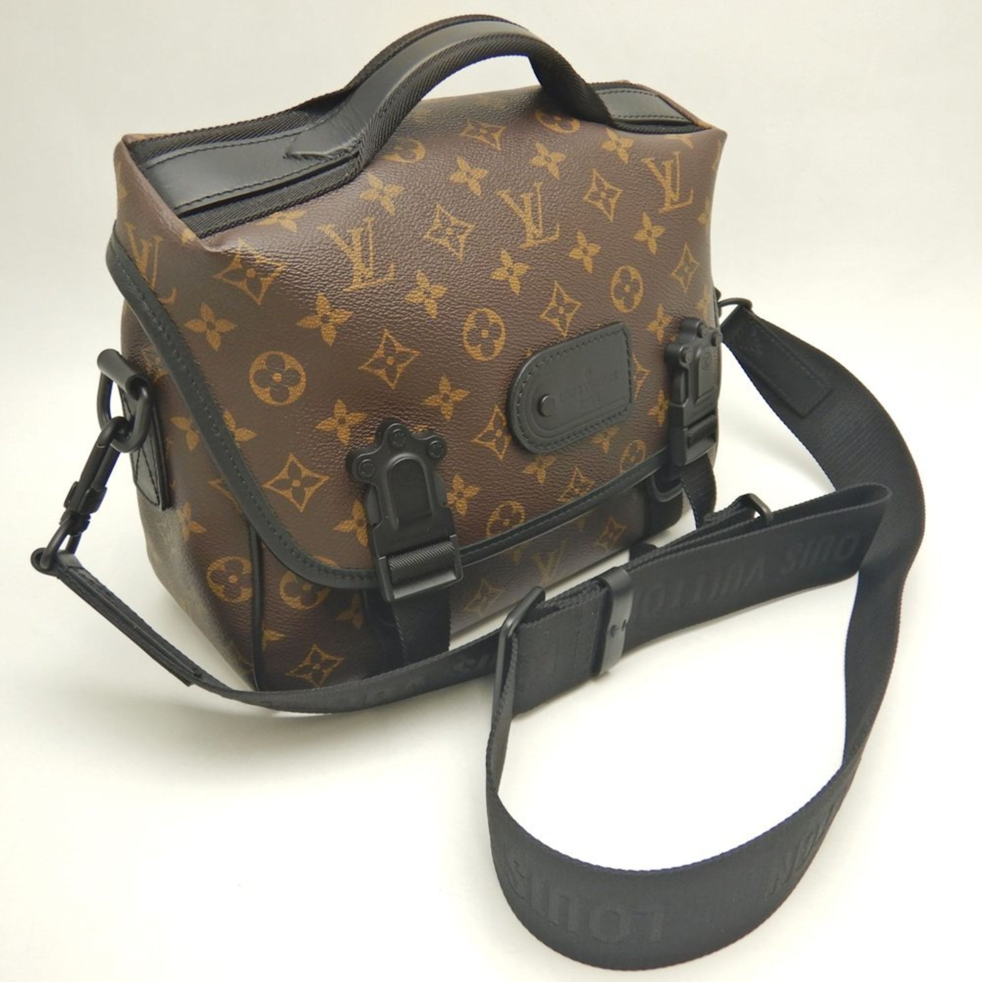 Louis Vuitton Brown Pvc Shoulder Bag