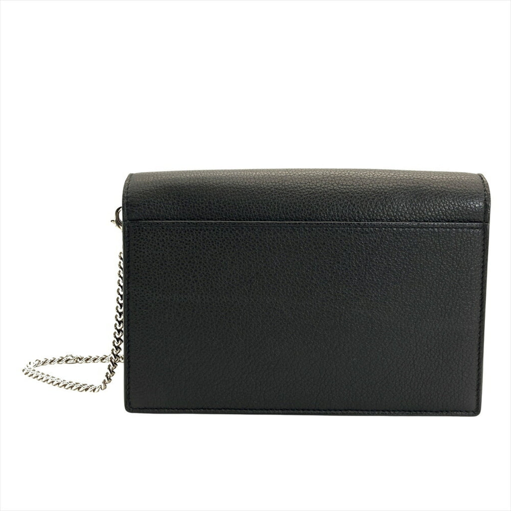 Louis Vuitton Black Leather Pochette Shoulder Bag