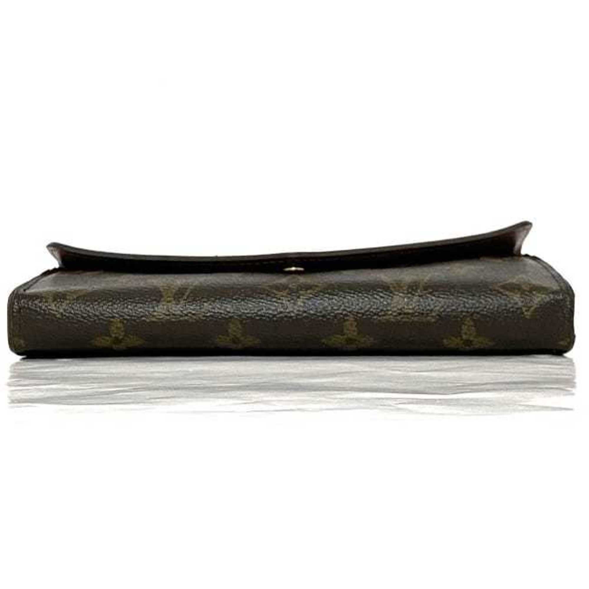 Louis Vuitton Monogram Brown Galle Monogram Monogram Long Wallet