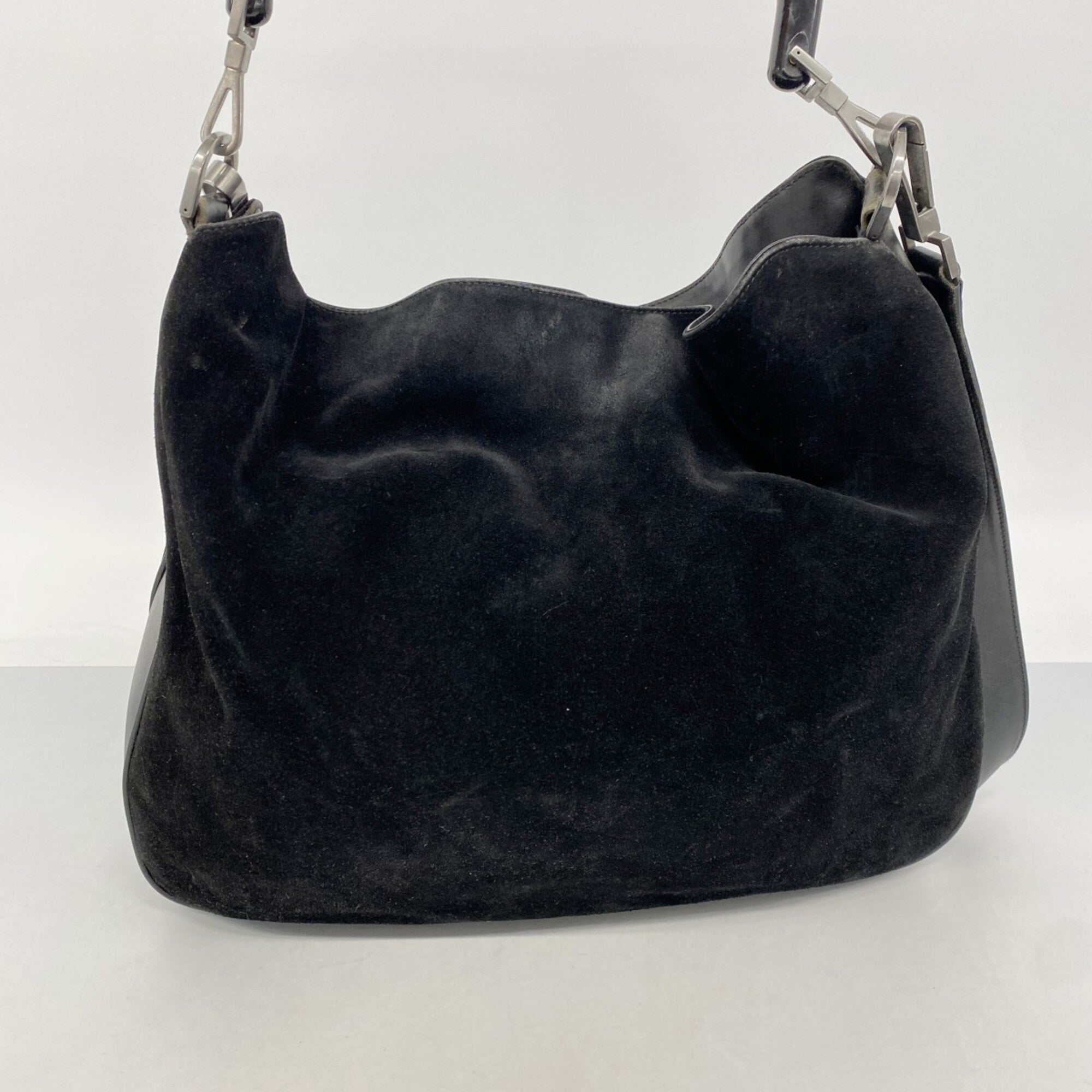 Gucci Black Suede Handbag (Pre-Owned)