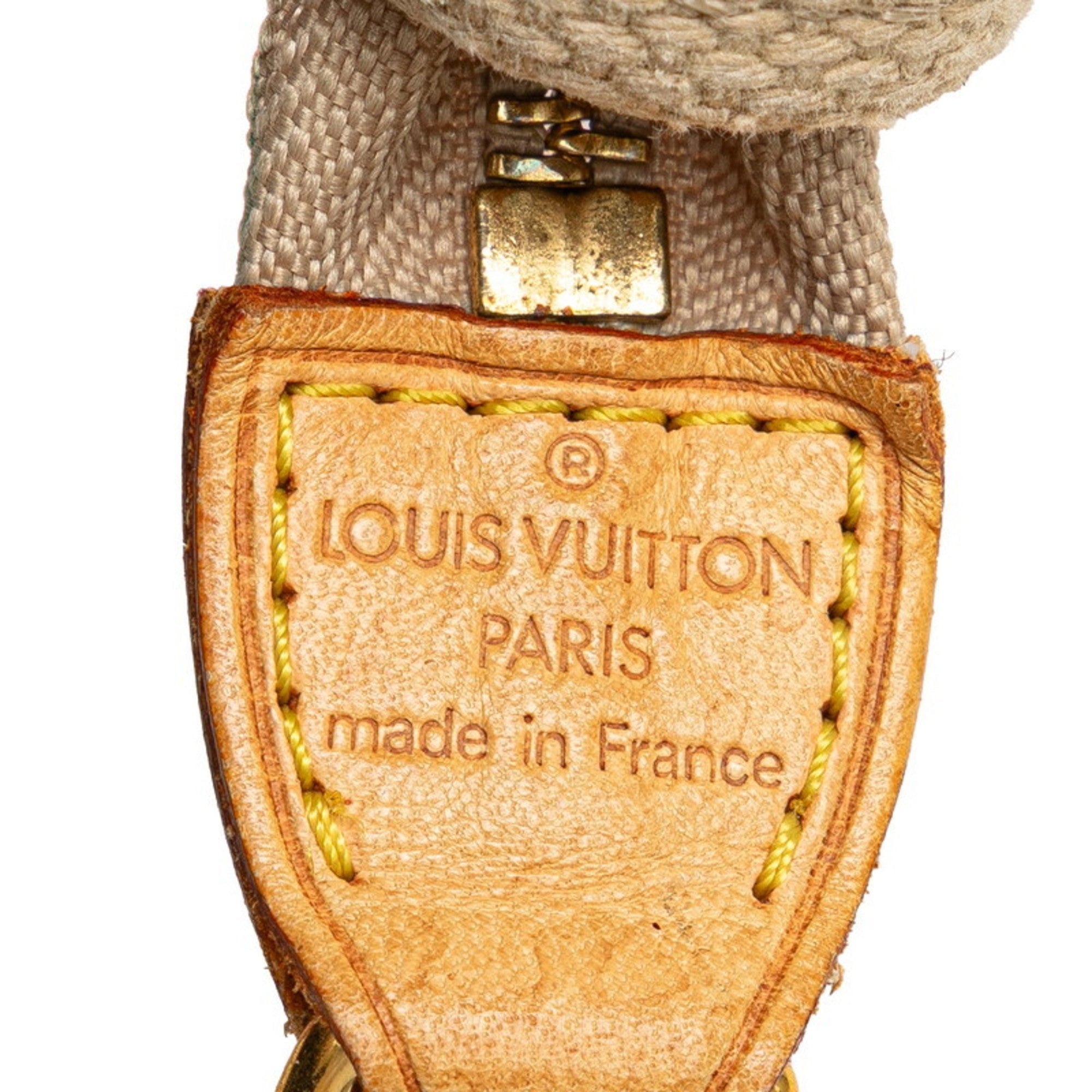 Louis Vuitton Antigua Beige Red Color Canvas Leather Shoulder Bag Tote Bag