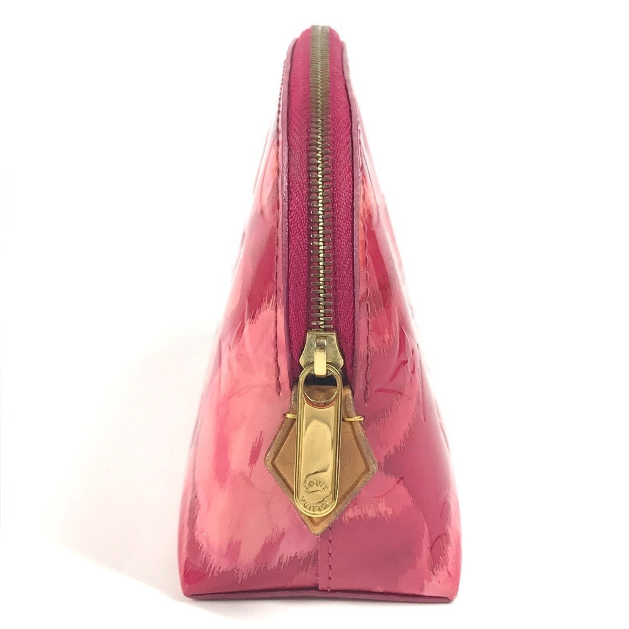 Louis Vuitton Pink Monogram Vernis Pochette Pouch