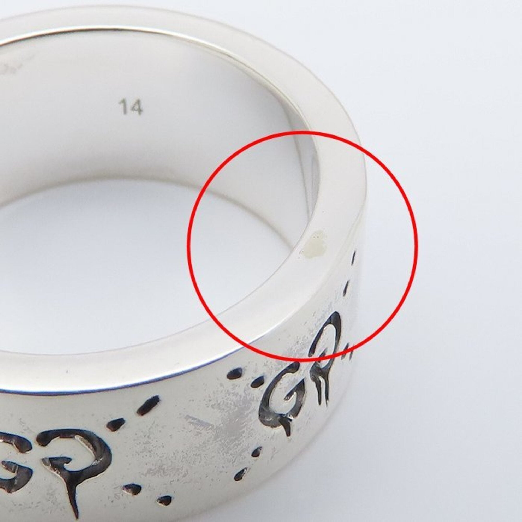 Gucci Silver 925 Band Ring (Pre-Owned)
