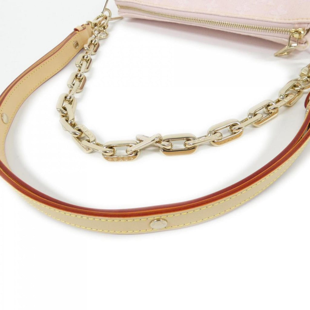 Louis Vuitton Pink Denim Handbag