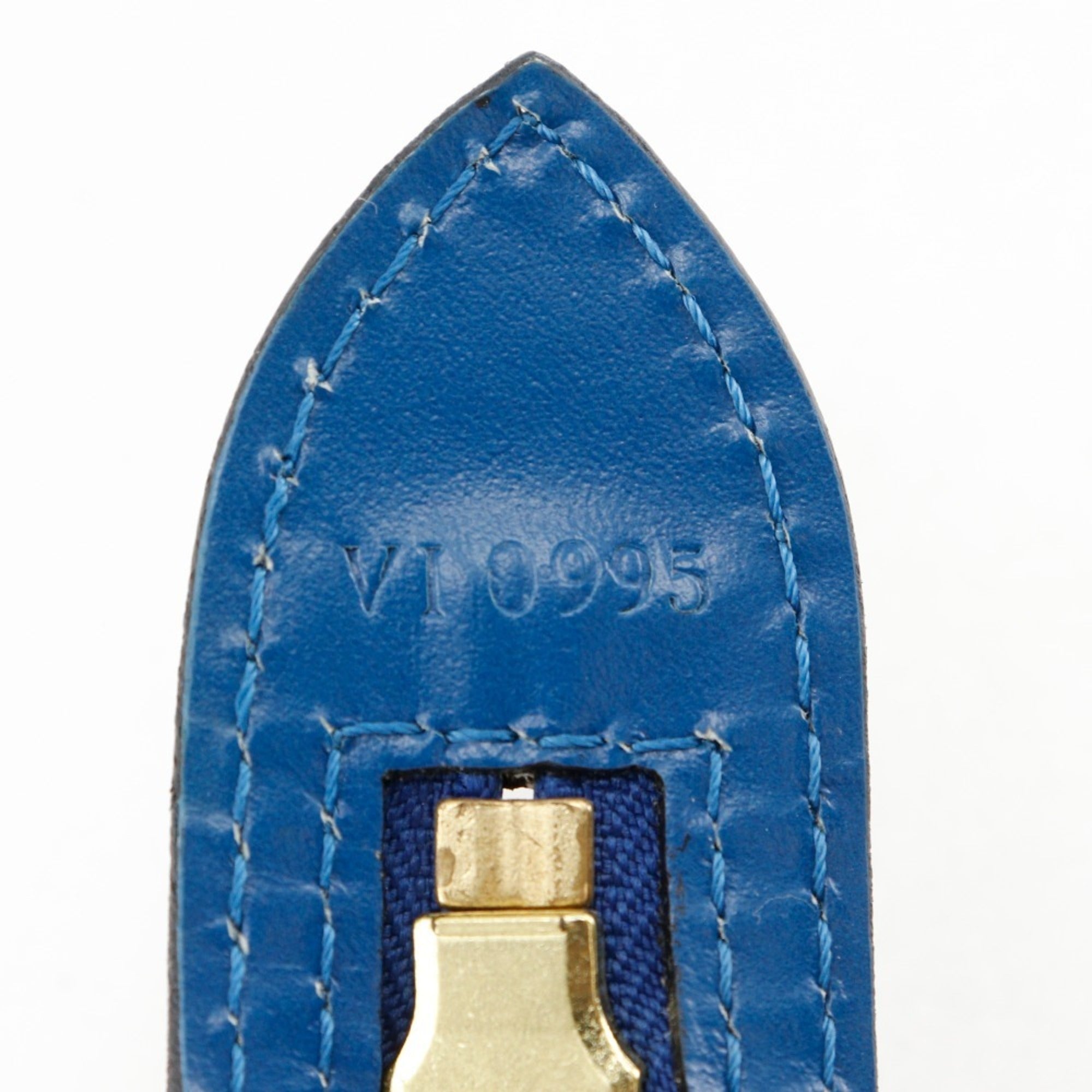 Louis Vuitton Epi Blue Toledo Blue Epi Leather Handbag