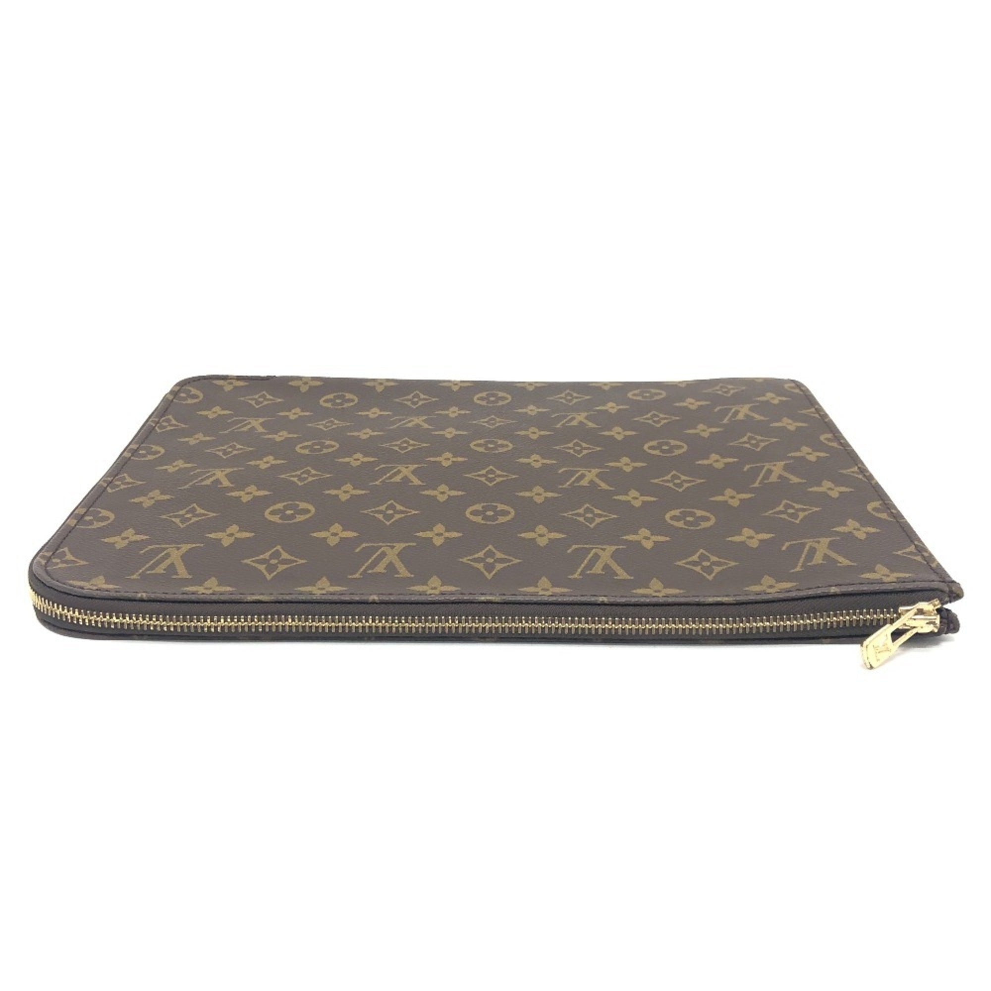 Louis Vuitton Brown Clutch Bag