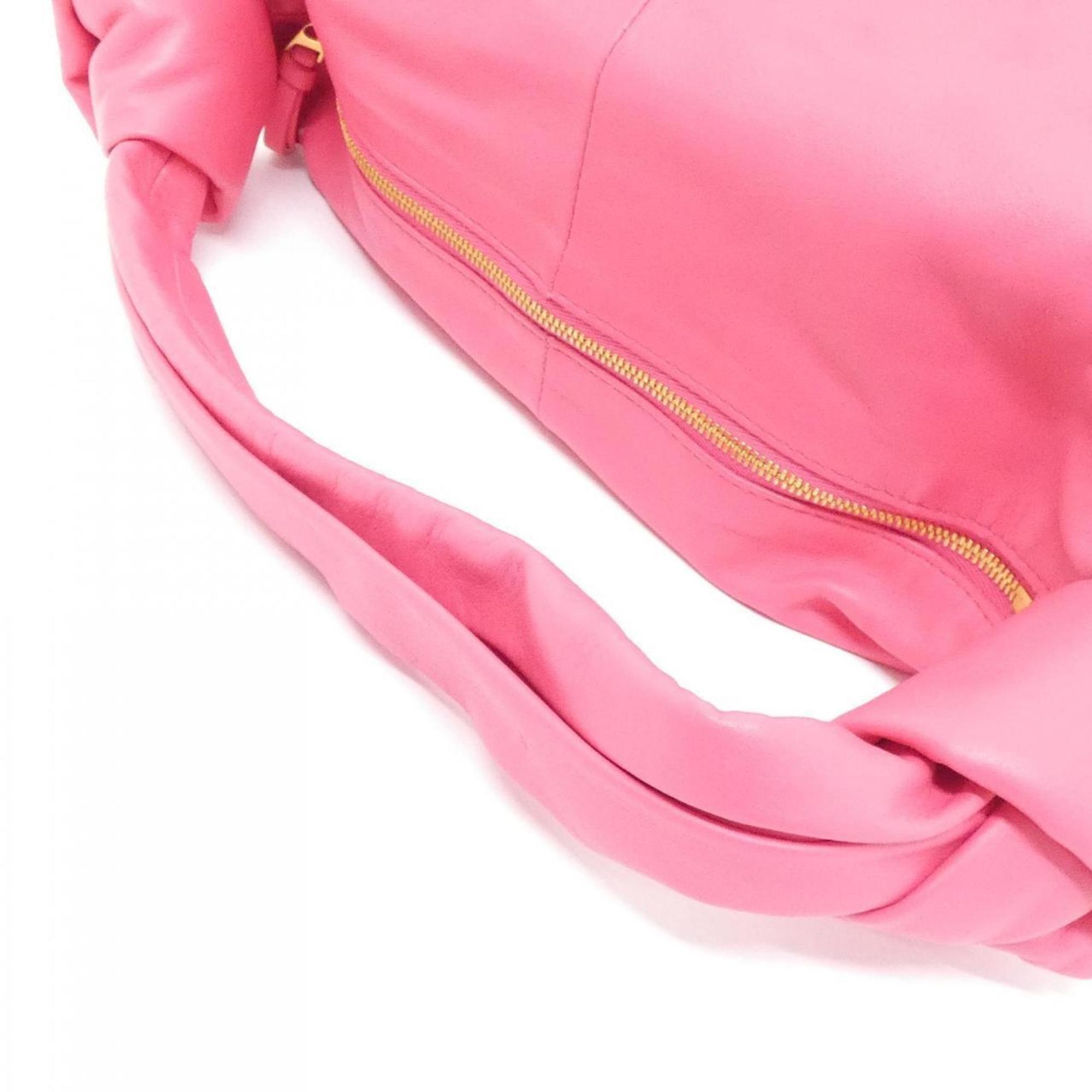 Bottega Veneta Pink Leather Handbag