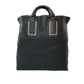 Bottega Veneta Black Leather Handbag Tote Bag
