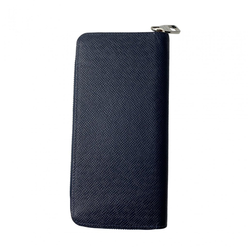 Louis Vuitton Navy Leather Long Wallet