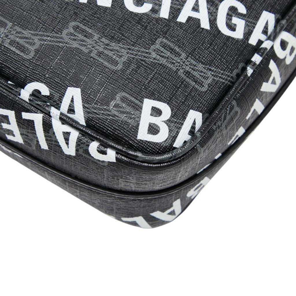 Balenciaga Black Pvc Shoulder