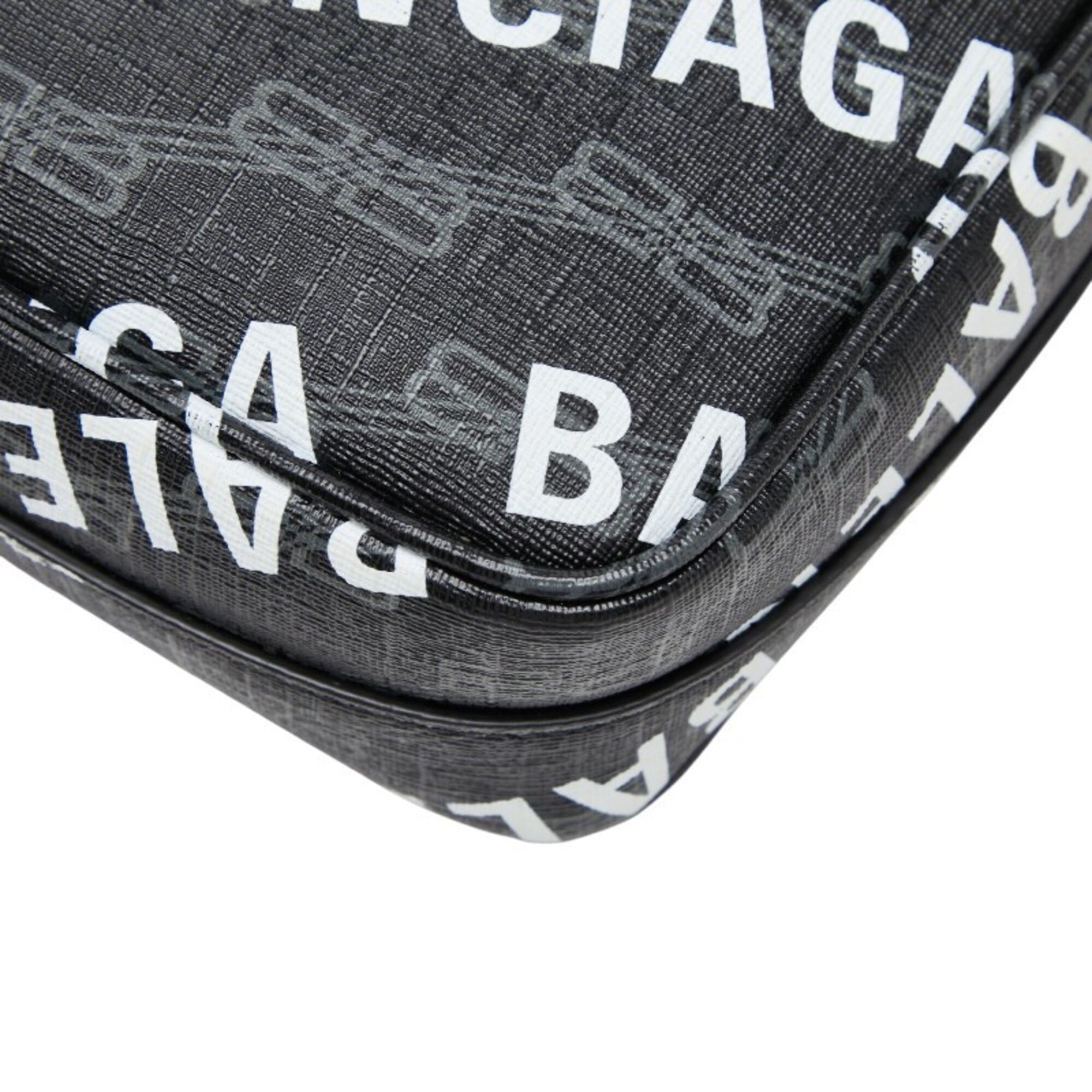 Balenciaga Black Pvc Shoulder