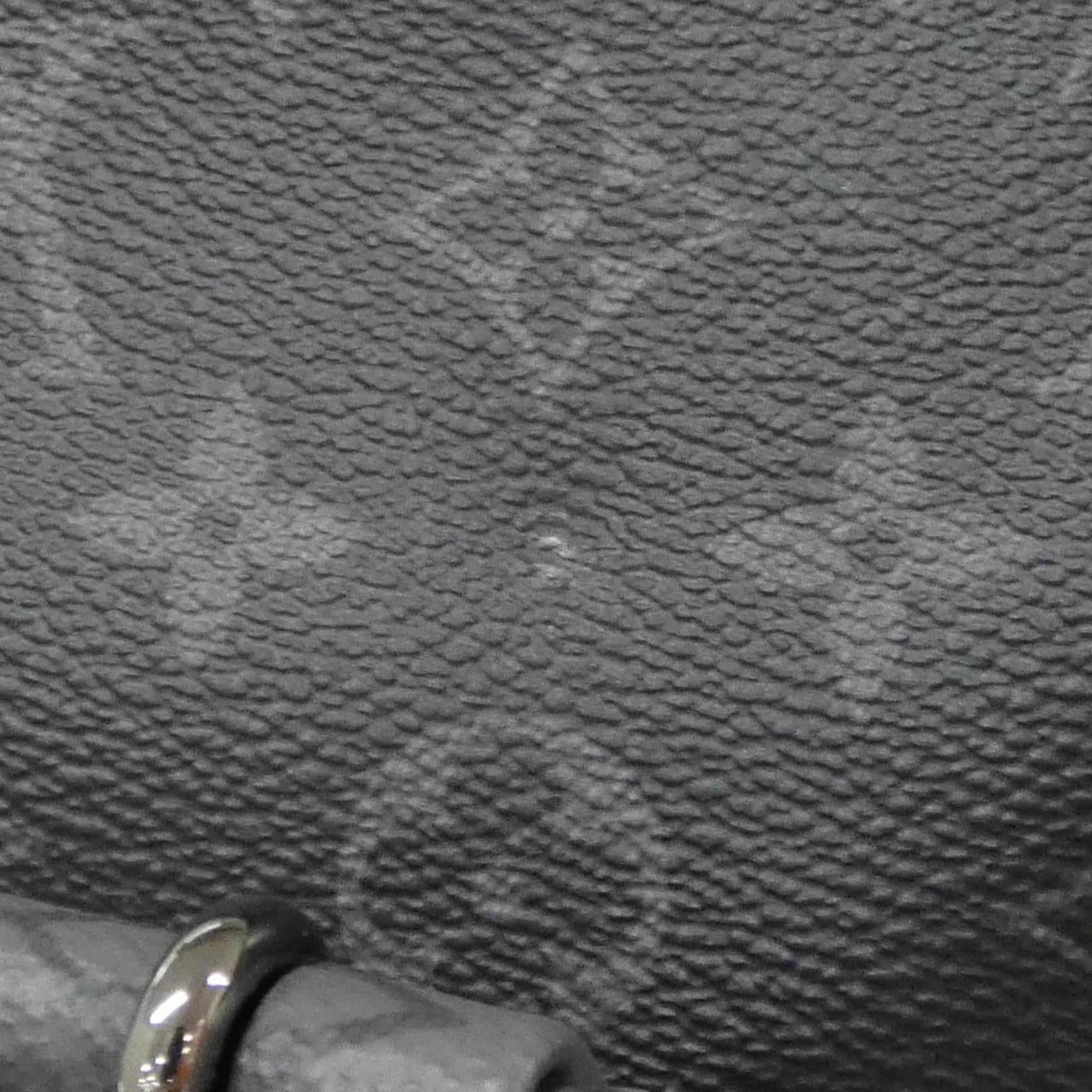 Louis Vuitton Black Coated Canvas Handbag