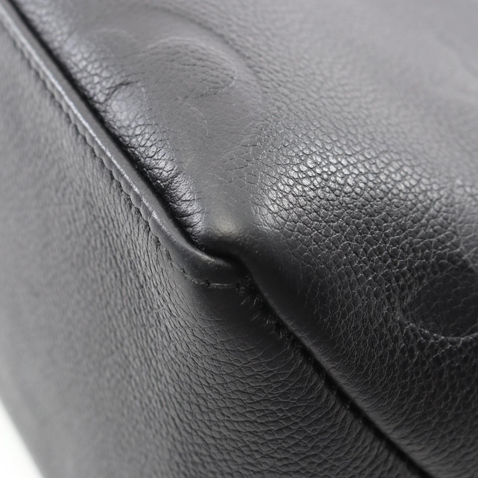 Louis Vuitton Black Leather Handbag