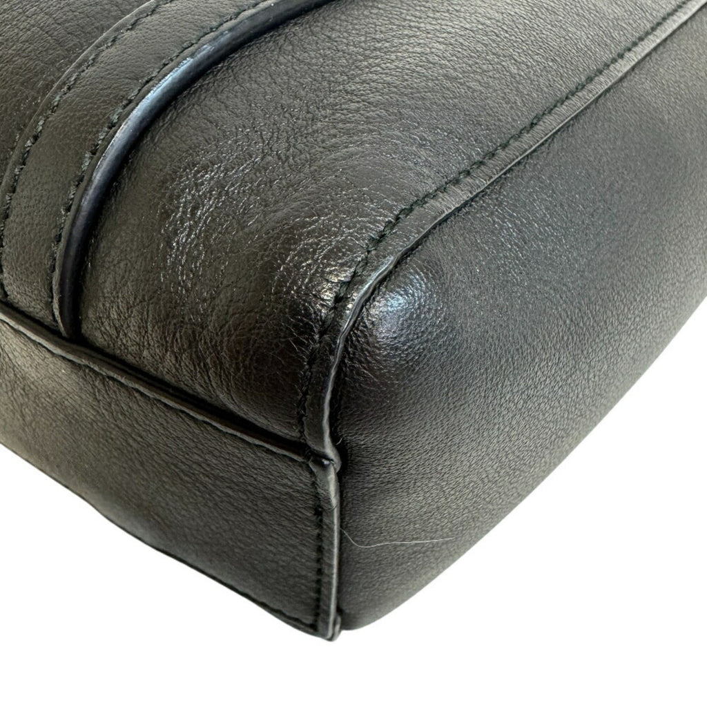 Balenciaga Black Leather Hand