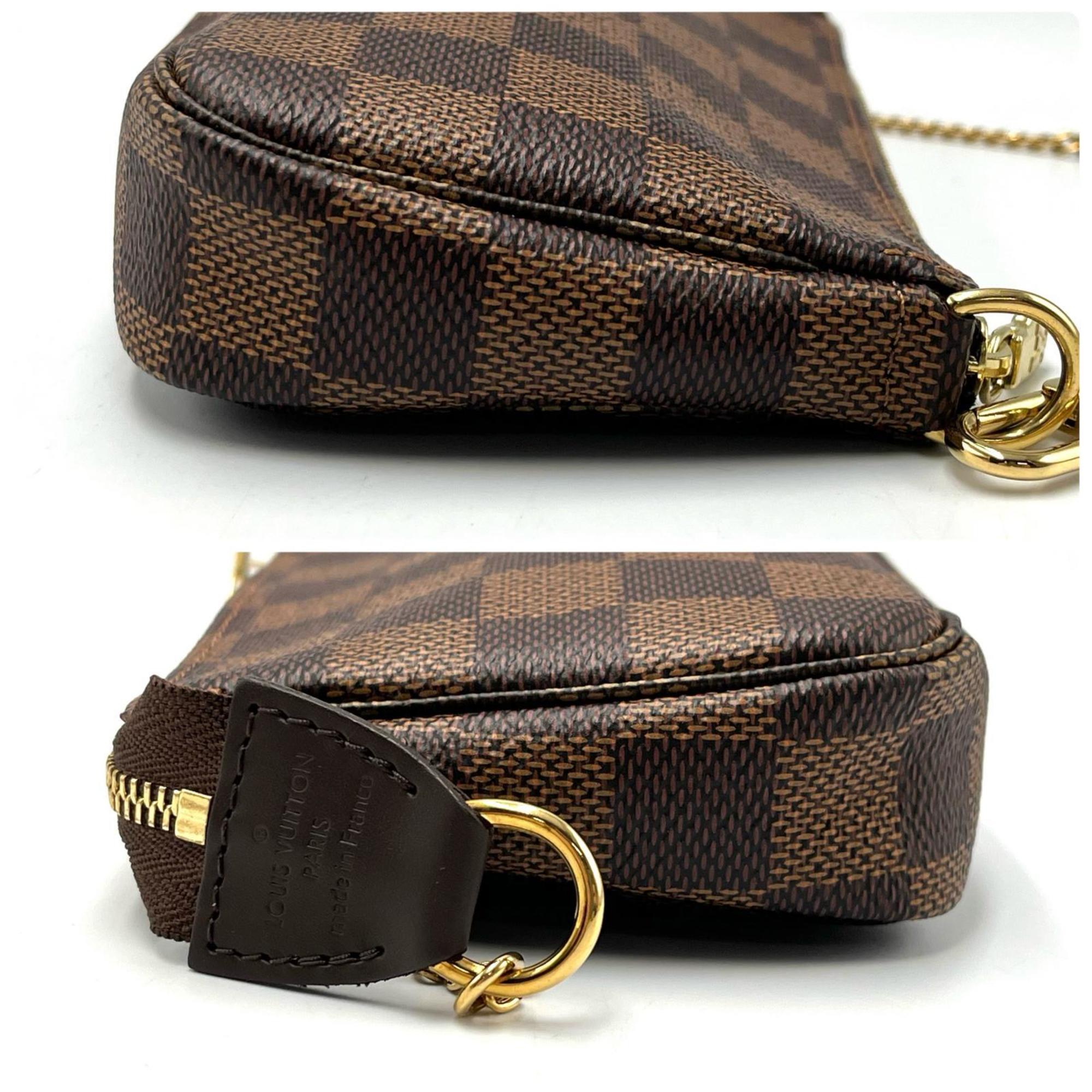 Louis Vuitton Brown Damier Canvas Pochette Pouch
