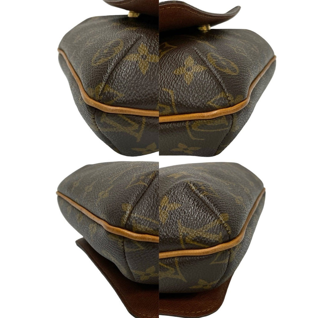 Louis Vuitton Brown Leather Pvc Pochette Shoulder Bag