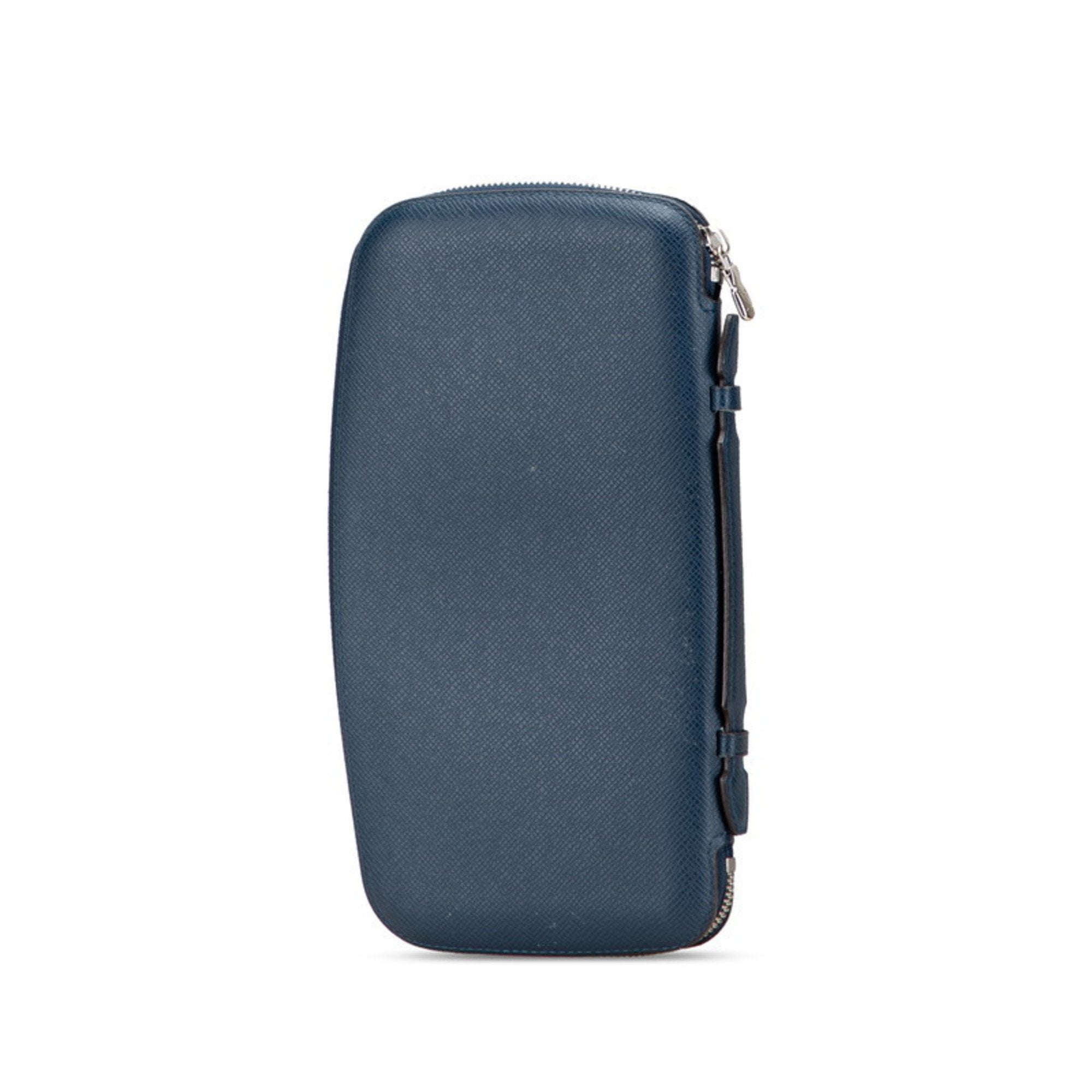 Louis Vuitton Navy Ocean Leather Long Wallet