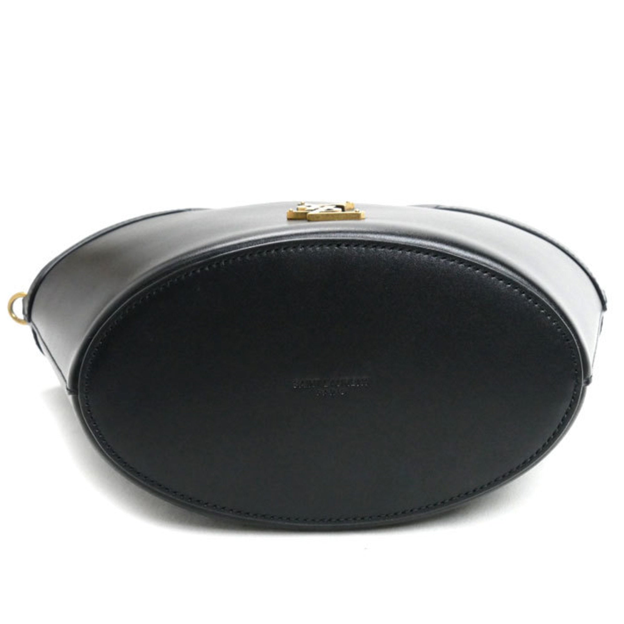 Saint Laurent Black Leather Shoulder Bag (Pre-Owned)