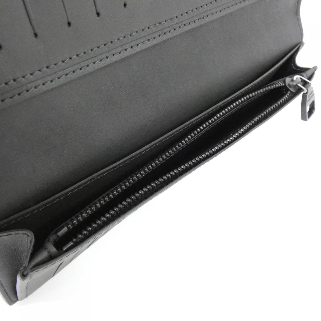 Louis Vuitton Black Leather Long Wallet