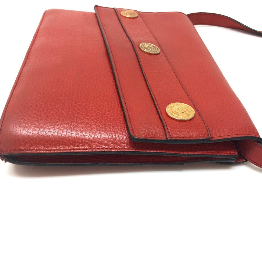 Celine Red Leather Shoulder Bag