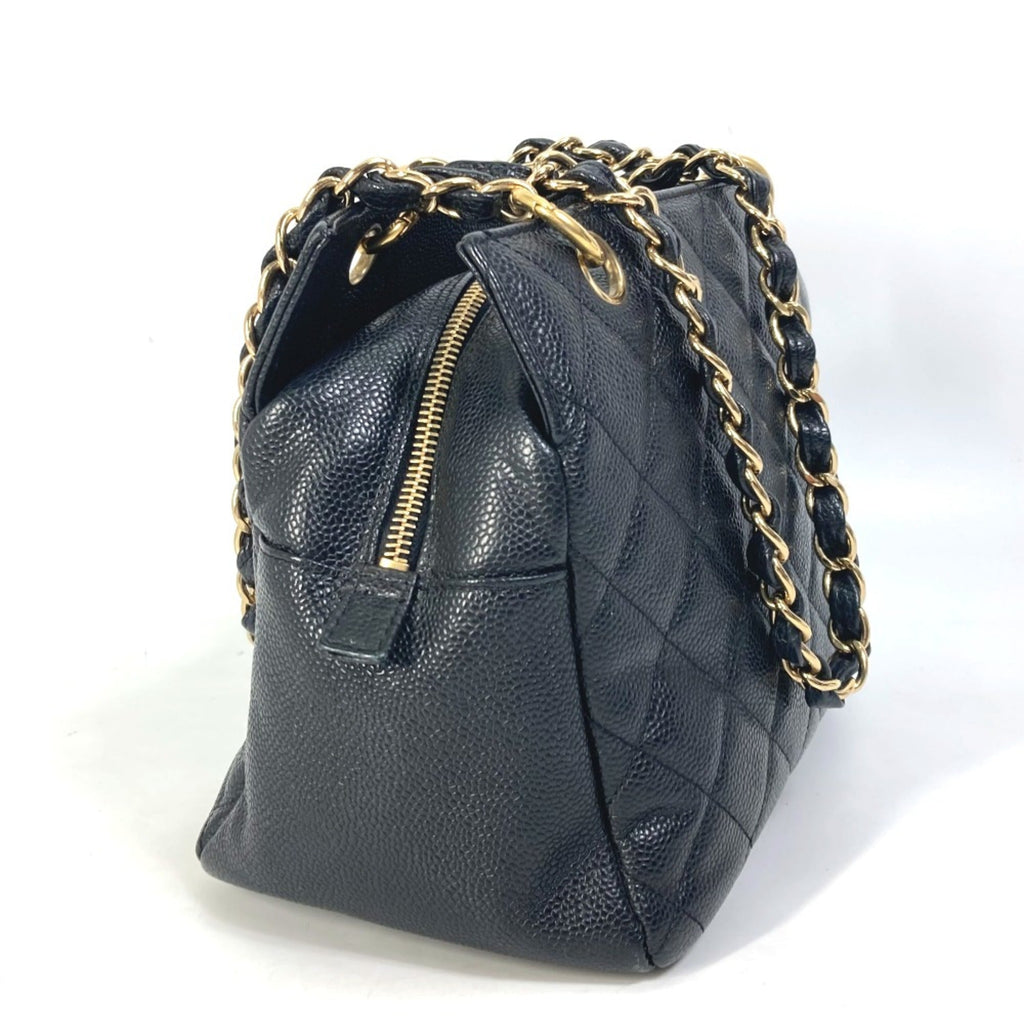 Chanel Black Leather Shoulder Bag