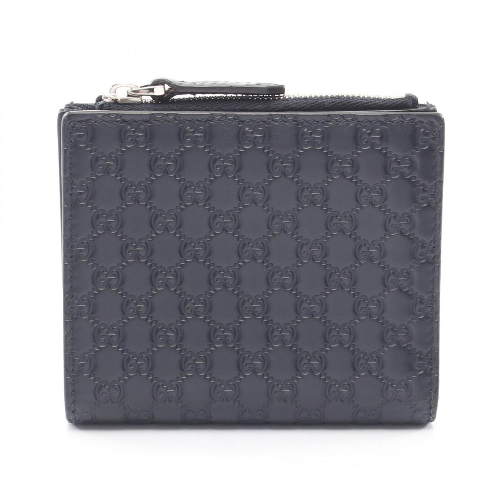 Gucci Navy Leather Wallet (Bi-Fold) (Pre-Owned)
