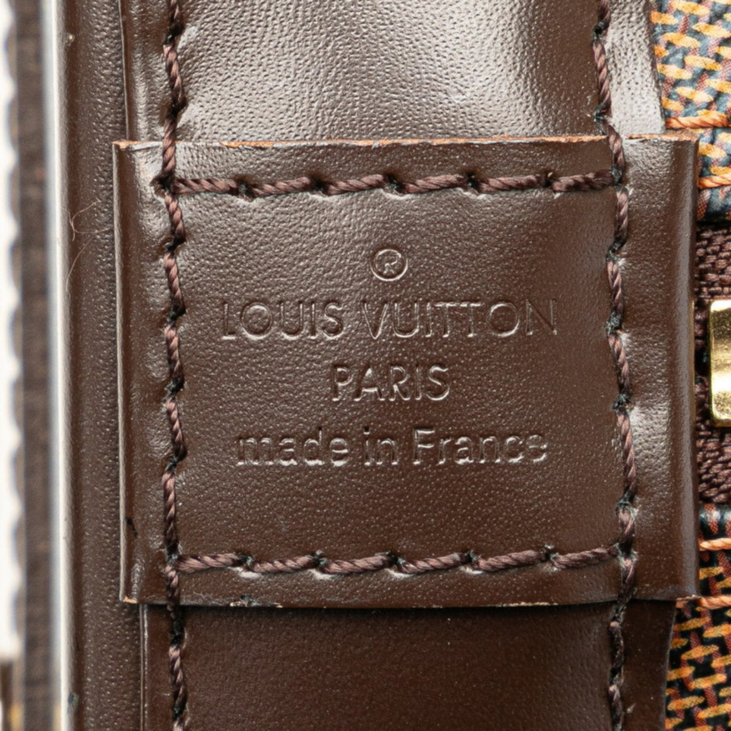 Louis Vuitton Brown Pvc Leather Handbag Shoulder Bag