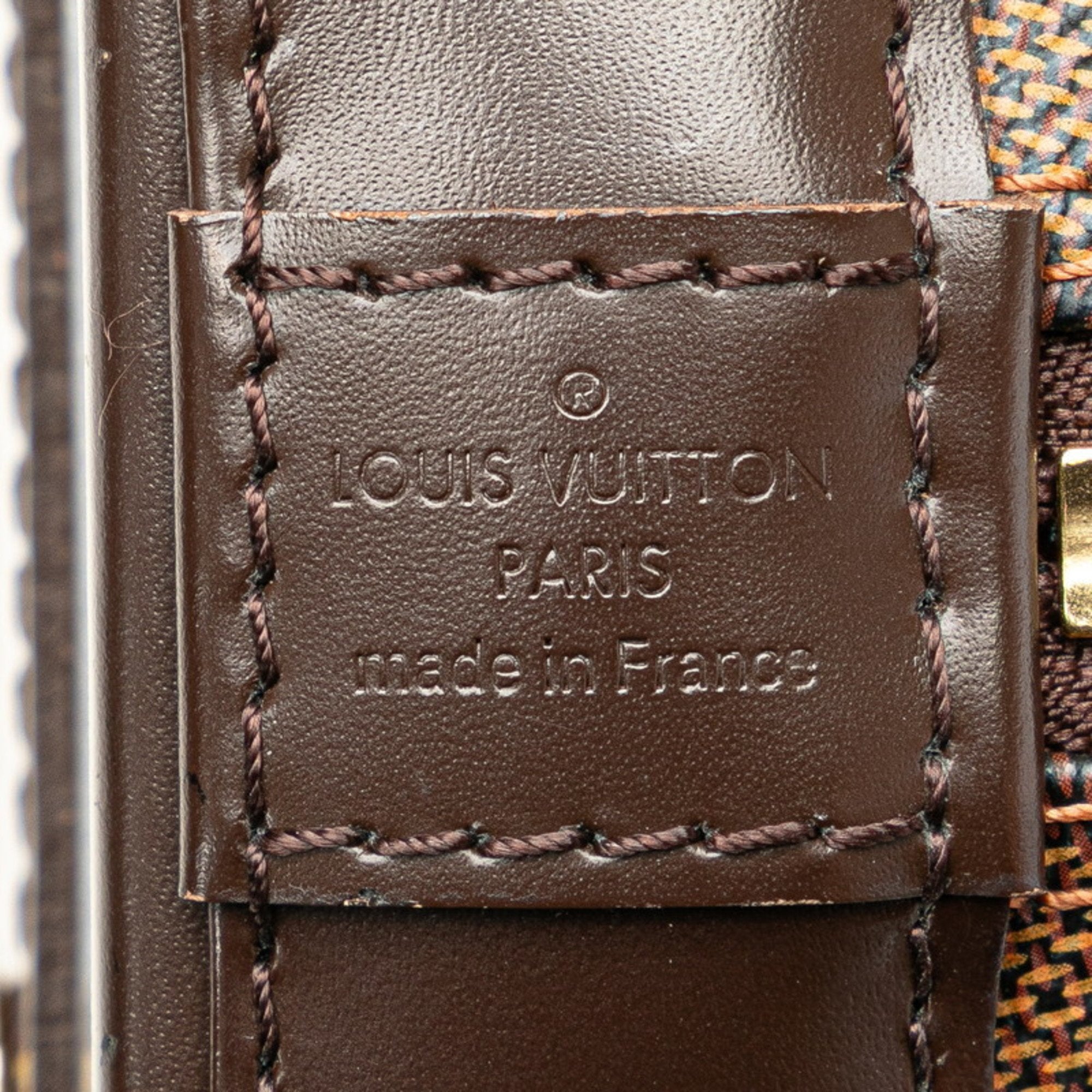 Louis Vuitton Brown Pvc Leather Handbag Shoulder Bag