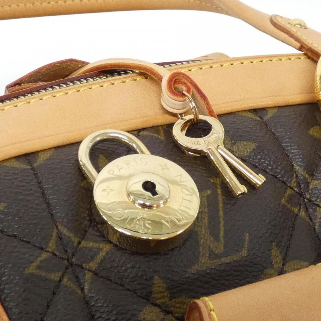Louis Vuitton Marron Coated Canvas Handbag