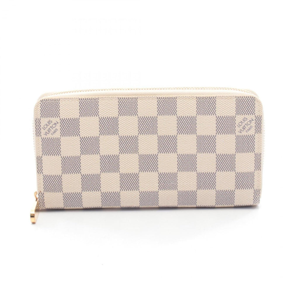 Louis Vuitton Damier Azur White Coated Canvas Long Wallet