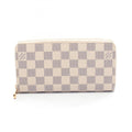 Louis Vuitton Damier Azur White Coated Canvas Long Wallet