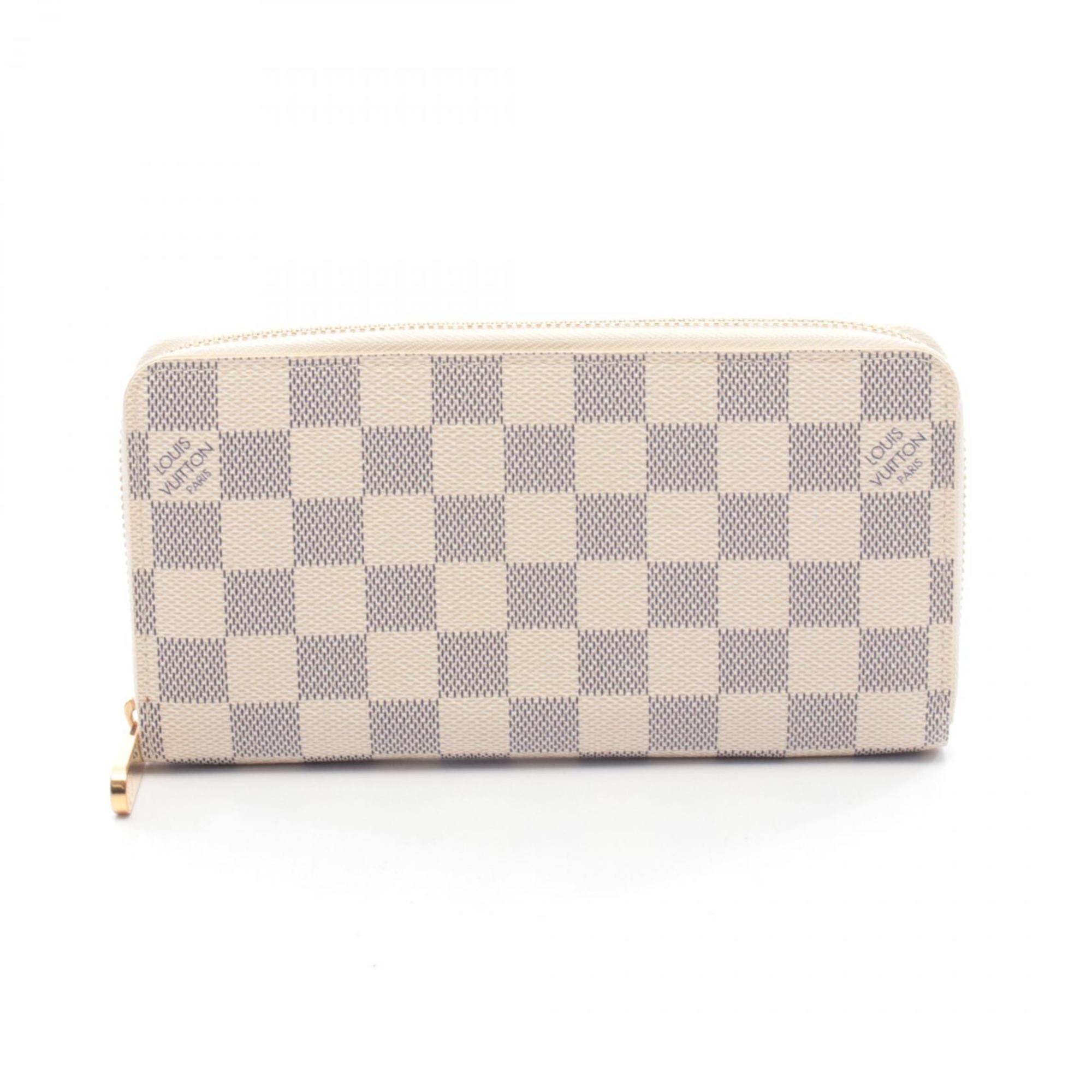 Louis Vuitton Damier Azur White Coated Canvas Long Wallet