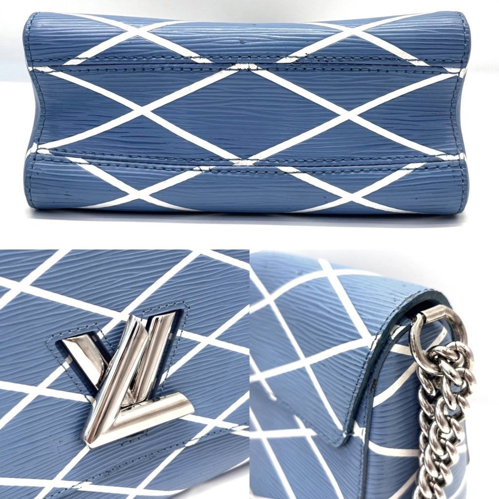 Louis Vuitton Epi Blue Light Blue Epi Leather Shoulder Bag