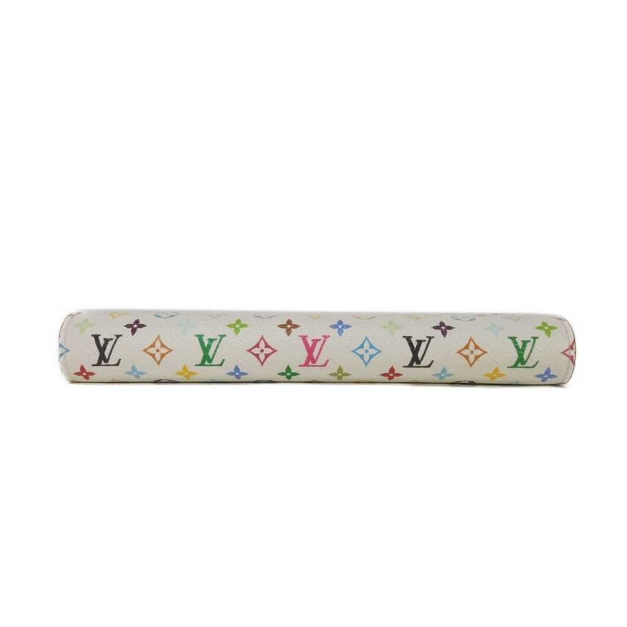 Louis Vuitton Monogram Multi-Color Pink White Monogram Multicolore Canvas Leather Long Wallet
