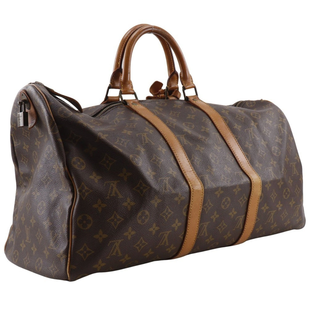 Louis Vuitton Brown Monogram Canvas Boston Bag