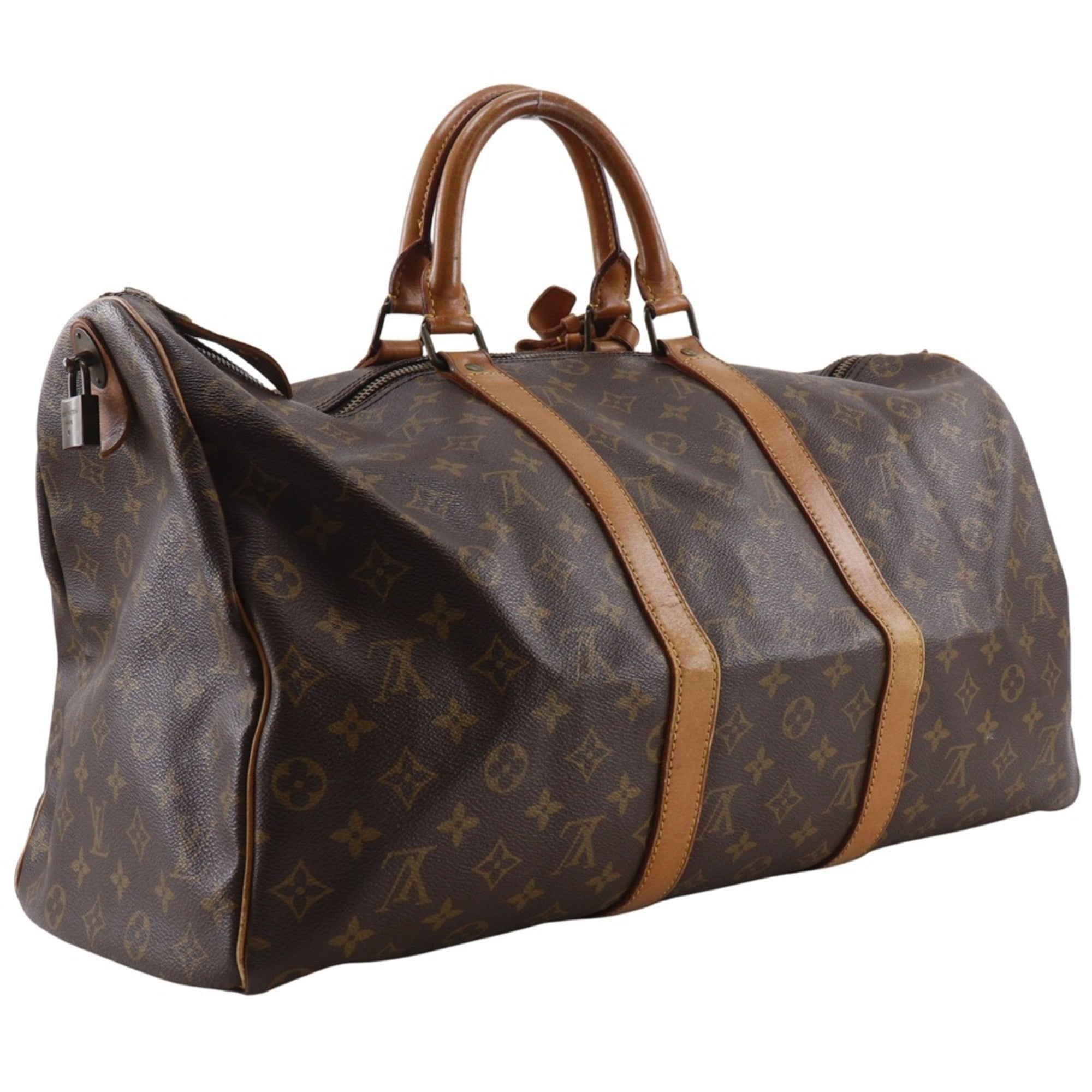 Louis Vuitton Brown Monogram Canvas Boston Bag