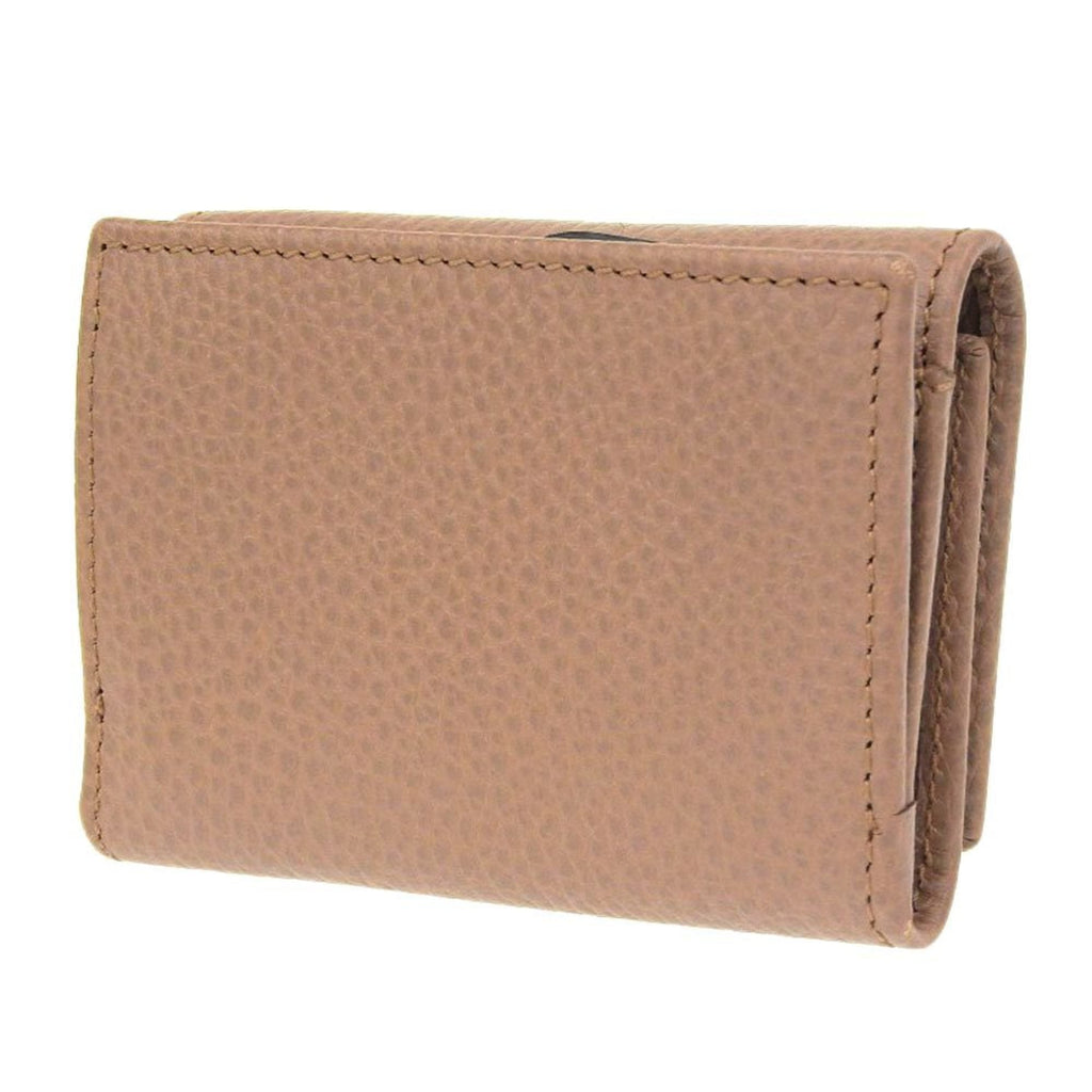 Gucci Beige Leather Coin Purse/Coin Case (Pre-Owned)