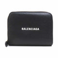Balenciaga Black Leather Wallet (Bi-Fold)