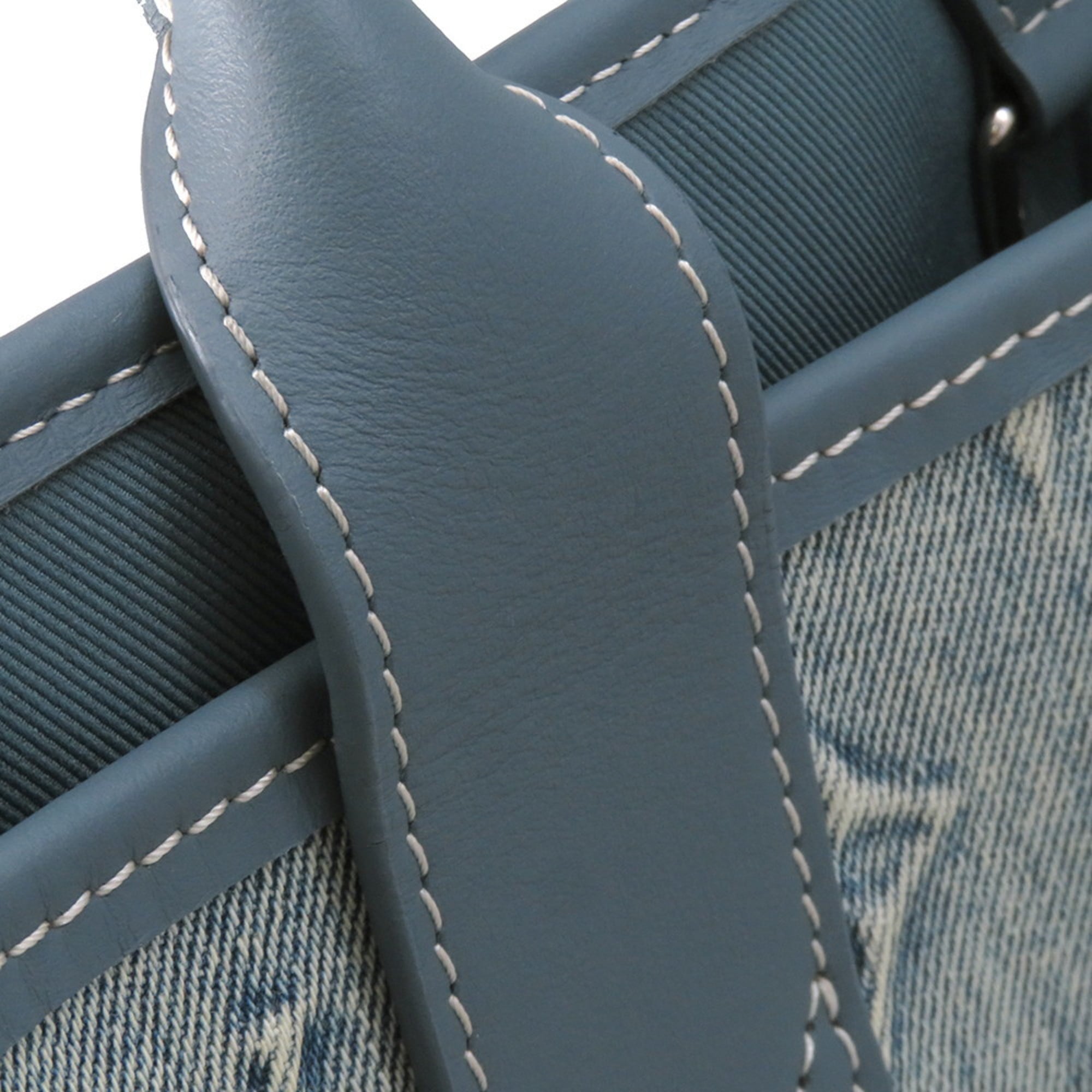 Louis Vuitton Blue Monogram Denim Shoulder Bag Tote Bag